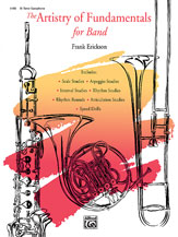 The Artistry of Fundamentals for Band Tenor Sax band method book cover